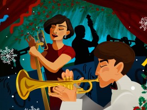 Большой джазовый оркестр под управлением П. Востокова. Программа "Рождественский вечер с Большим джазовым оркестром"